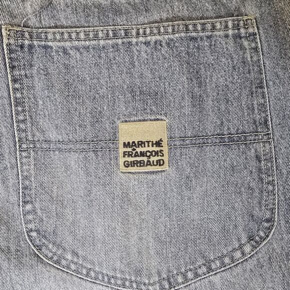 VTG Y2K Marithe Francois Girbaud Jeans Mens 36L  Light Blue Denim Baggy Loose - Picture 12 of 13